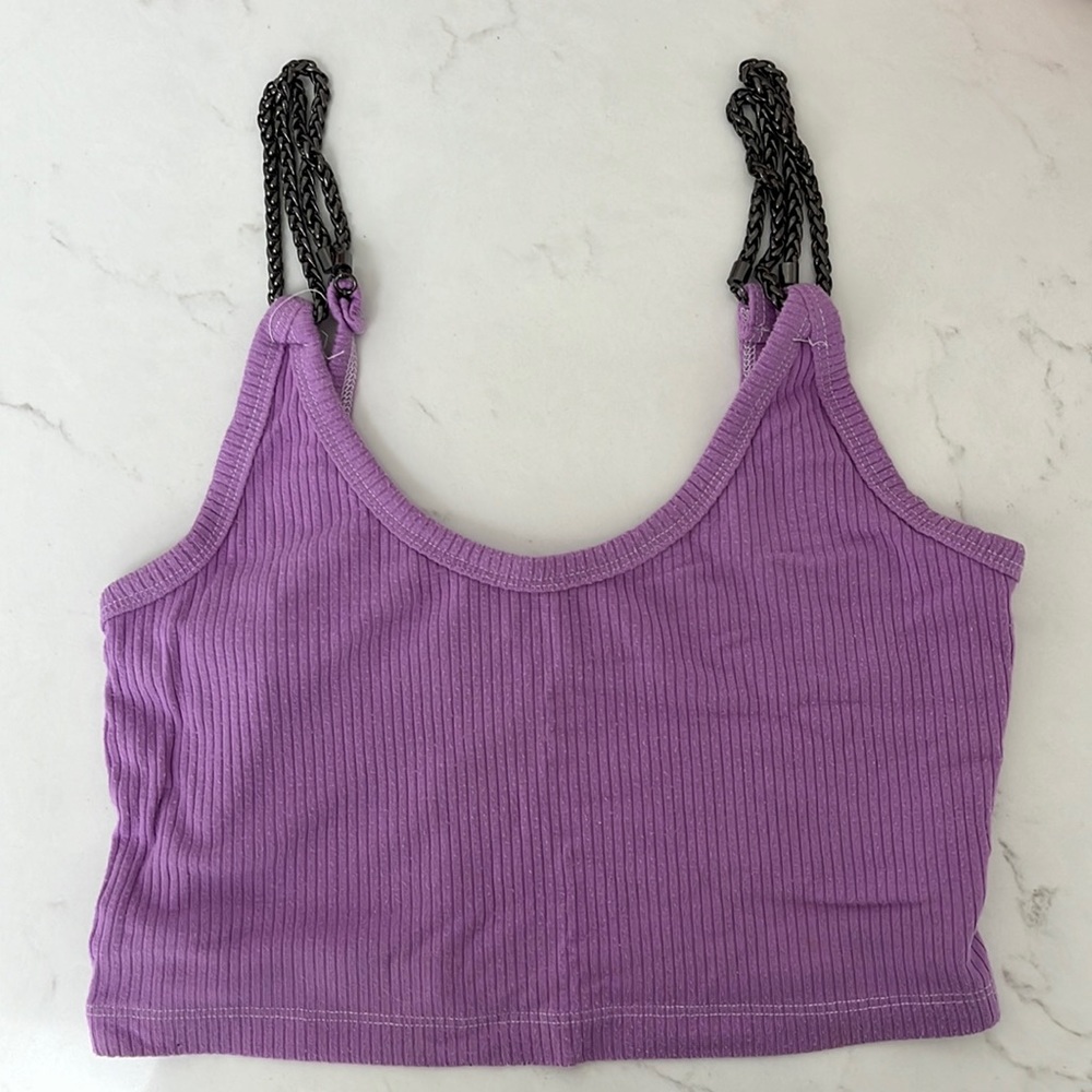 LF Emma and Sam purple tank